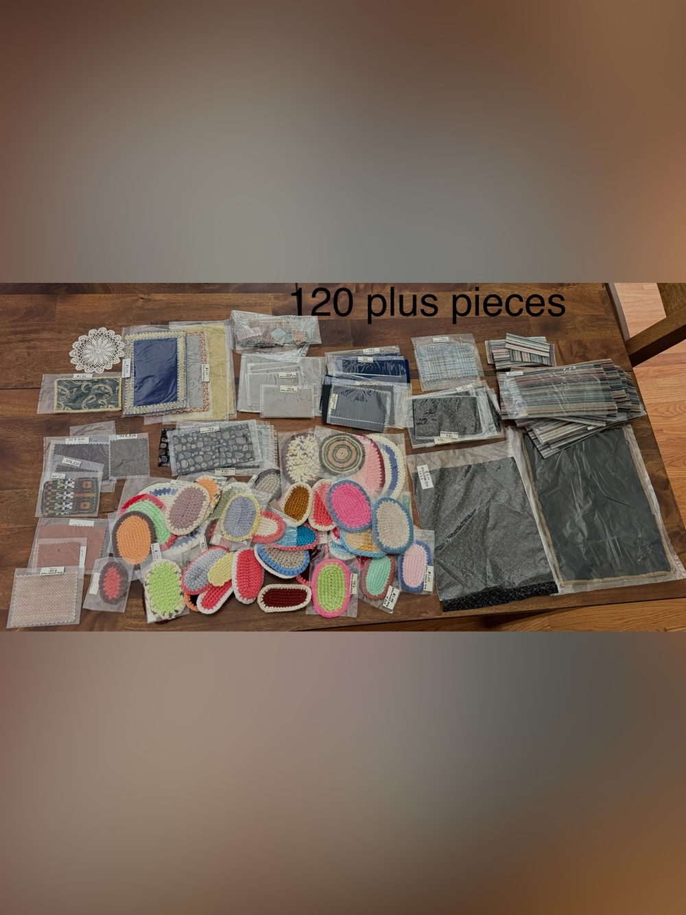 Huge Lot 120+ Brand New Dollhouse Miniature Rugs – Hand-Crocheted & Braided Mats